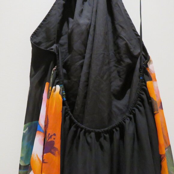 FASHION NOVA Lunch Soiree Floral Maxi Dress Evening Cocktail - Size 1X NWT - Picture 12 of 15